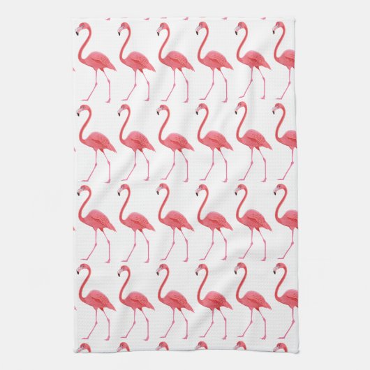 Roze flamingo's Keukenhanddoeken (Verticaal)