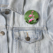 ROZE FLAMINGO's knop Ronde Button 5,7 Cm (In situ)