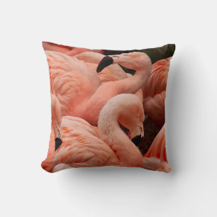 Roze flamingos kussen