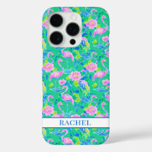 Roze Flamingo's met Monogram