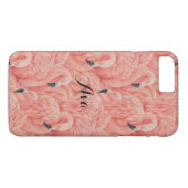 Roze flamingo's mobiele telefoon hoes cover (Achterkant (Horizontaal))