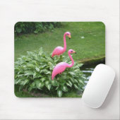 ROZE FLAMINGOS mousepad Muismat (Met muis)