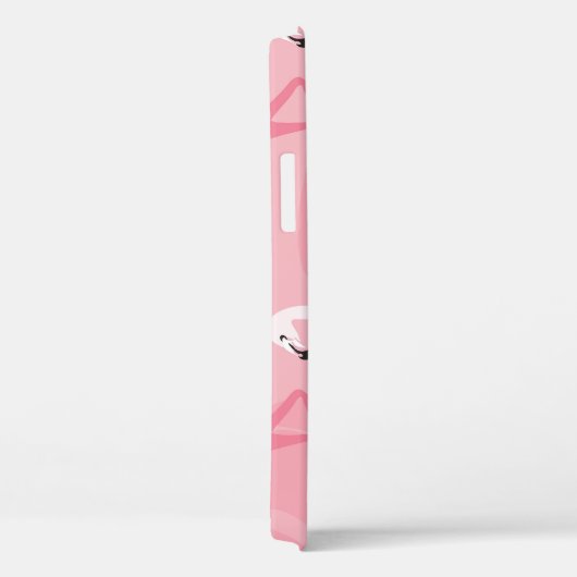Roze flamingo's: naadloze  illustratie. Case-Mate iPhone case (Achterkant / Rechts)