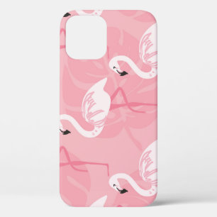 Roze flamingo's: naadloze  illustratie. Case-Mate iPhone case