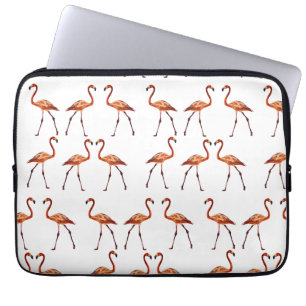 Roze Flamingo's Neopreen laptophoes 13" Laptop Sleeve