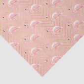 Roze Flamingo's (Ontwerp 13 Roze Serie) Tissuepapier (Detail)
