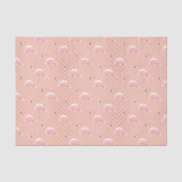 Roze Flamingo's (Ontwerp 13 Roze Serie) Tissuepapier