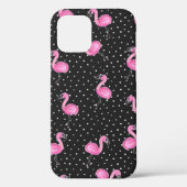roze flamingos op poolpunt Case-Mate iPhone case (Achterkant)