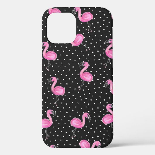 roze flamingos op poolpunt Case-Mate iPhone case (Achterkant)
