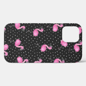 roze flamingos op poolpunt Case-Mate iPhone case (Achterkant (horizontaal))