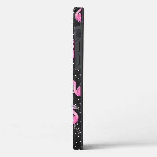 roze flamingos op poolpunt Case-Mate iPhone case (Achterkant / Links)