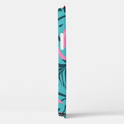 Roze Flamingo's Palm: Exotisch Hawaï Case-Mate iPhone Case (Achterkant / Rechts)