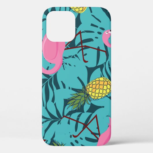 Roze Flamingo's Palm: Exotisch Hawaï Case-Mate iPhone Case (Achterkant)