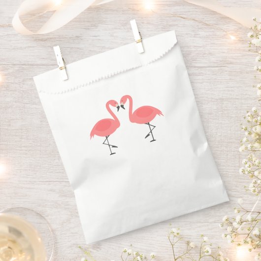 Roze Flamingo's Party Bruiloft Vrijgezellenfeest Bedankzakje (Geknipt)