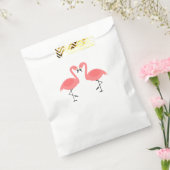 Roze Flamingo's Party Bruiloft Vrijgezellenfeest Bedankzakje (Gezegeld)