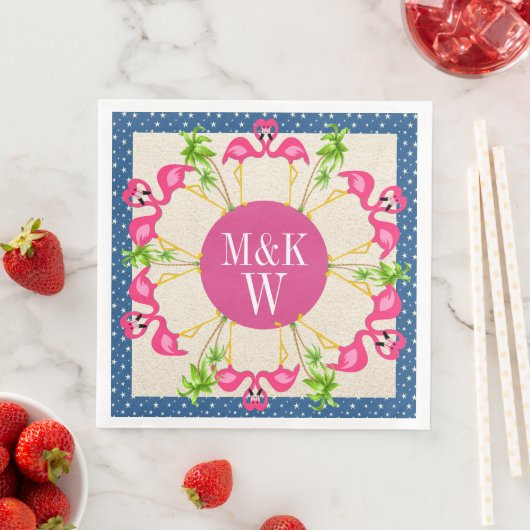 Roze Flamingos Party Goederen Servetten (Insitu)