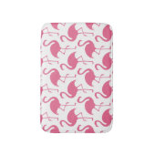 Roze Flamingo's Patroon Badmat (Voorkant Verticaal)