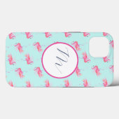 Roze Flamingo's Patroon Tropische Telefoon Case (Achterkant (horizontaal))