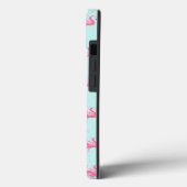 Roze Flamingo's Patroon Tropische Telefoon Case (Achterkant / Links)