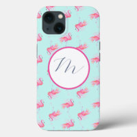 Roze Flamingo's Patroon Tropische Telefoon Case