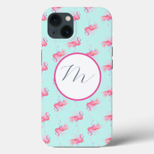Roze Flamingo's Patroon Tropische Telefoon Case