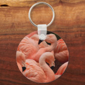Roze flamingos sleutelhanger (Voorkant)