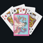Roze Flamingos Snowman CHRISTMAS PLAYCARDS Speelkaarten<br><div class="desc">Breng een glimlach naar je feestelijke games. PINK FLAMINGOS BOUWDE PINK SNOWMEN,  HOLIDAY PLAYING CARDS Poker Standard Susan Brack</div>