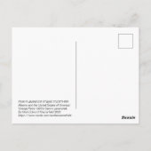 ROZE FLAMINGO'S STAAN SAMEN BRIEFKAART (Achterkant)