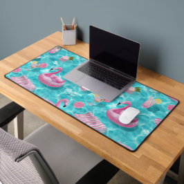 ROZE FLAMINGO'S, STRANDDEKENS, & DRANKJES  BUREAUMAT