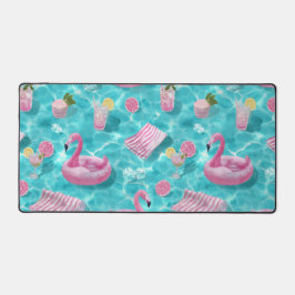 ROZE FLAMINGO'S, STRANDDEKENS, & DRANKJES  BUREAUMAT