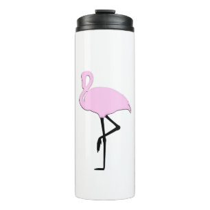 Roze Flamingo's Thermosbeker