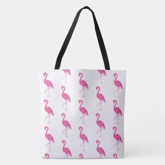 roze flamingos tote bag (Voorkant)
