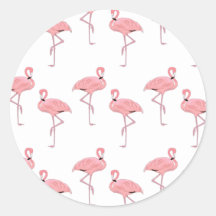 Roze Flamingo's Tropisch Kust Strand Thema