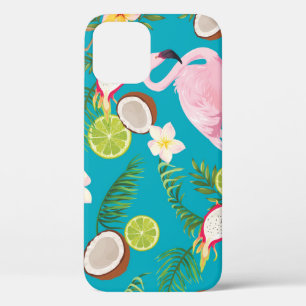 Roze Flamingo's: Tropisch naadloos patroon Case-Mate iPhone Case
