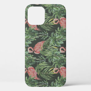 Roze flamingo's, tropisch  patroon. Case-Mate iPhone case