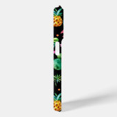 Roze flamingo's, tropische bloemen, vetplanten Case-Mate iPhone case (Achterkant / Rechts)