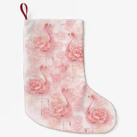 Roze flamingos Tropische roze rozen