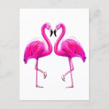 Roze Flamingo's Verliefd