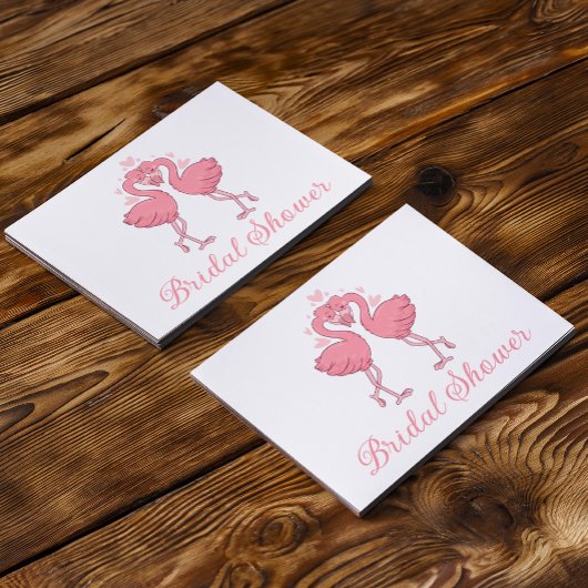 Roze Flamingo's Vrijgezellenfeest Tropische Zomer  Uitnodiging Briefkaart