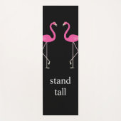 Roze Flamingos Yoga Mat (Voorkant)