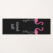 Roze Flamingos Yoga Mat (Voorkant (horizontaal))