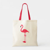 Roze Flamingovogel-64305 Tote Bag (Achterkant)