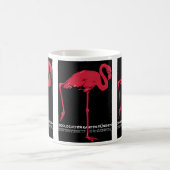 Roze flamingovogel in de dierentuin van München, D Koffiemok (Center)