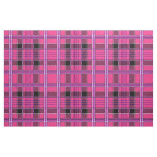 Roze flanel patroon stof (Fat Quarter)