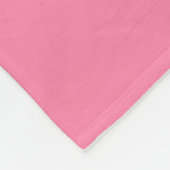 Roze Fleece Deken (Hoek)