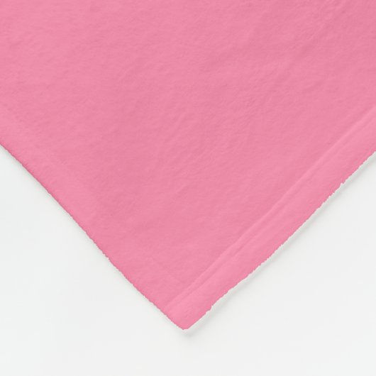 Roze Fleece Deken (Hoek)