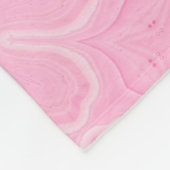 Roze Fleece Deken (Hoek)