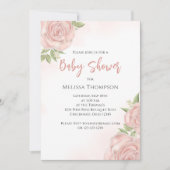 Roze  fles Roos QR-code (Voorkant)