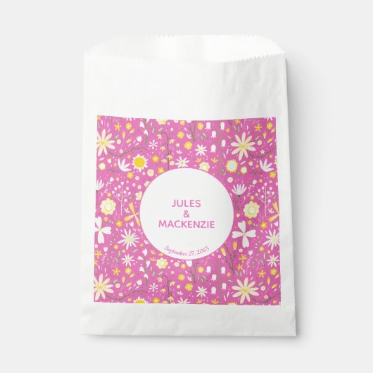  roze flesbloem - pleisterkalk bedankzakje (Voorkant)