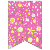  roze flesbloem vlaggetjes (Derde vlag)